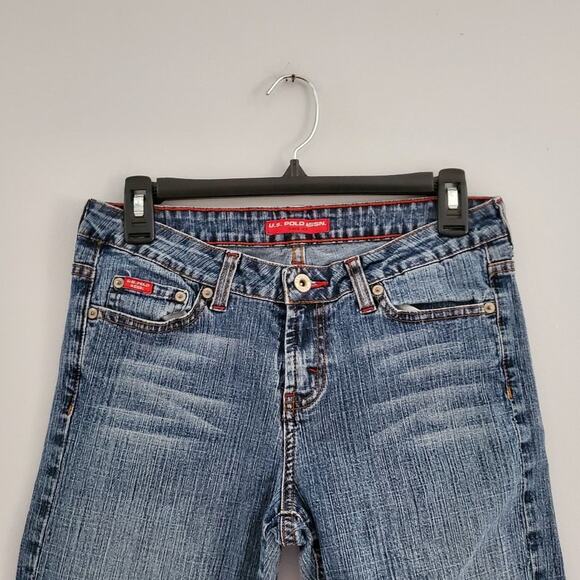 U.S. Polo Assn. Blue Straight Jeans Size 9/10 Juniors - Picture 3 of 10